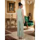 thumbnail image 3 of Conjunto 2 Piezas Mujer Chaleco Pantalon Amplio Moda Casual Formal Outfit bussines, 3 of 5