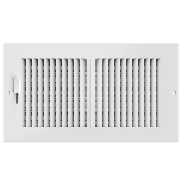 Vent Register AC Infinity de acero ajustable, 15 x 30 cm, color blanco