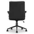 thumbnail image 4 of Click365 Transform 2.0 Ergonomic Mid Back Desk Chair Bonded Leather Black, 4 of 14