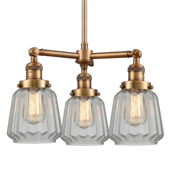 Innovations Lighting 207 Chatham Chatham 3 Light 24" Wide Chandelier - Brass