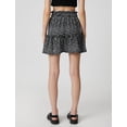 thumbnail image 5 of Relax Fit Belted Ruffle Mini Floral Skirt, 5 of 6