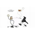 thumbnail image 2 of Zunammy ZTLAMP3000BK 3.5 in. LED Personal Live Stream Ring Light Kit with Table Clamp & Phone Holder, Black, 2 of 5