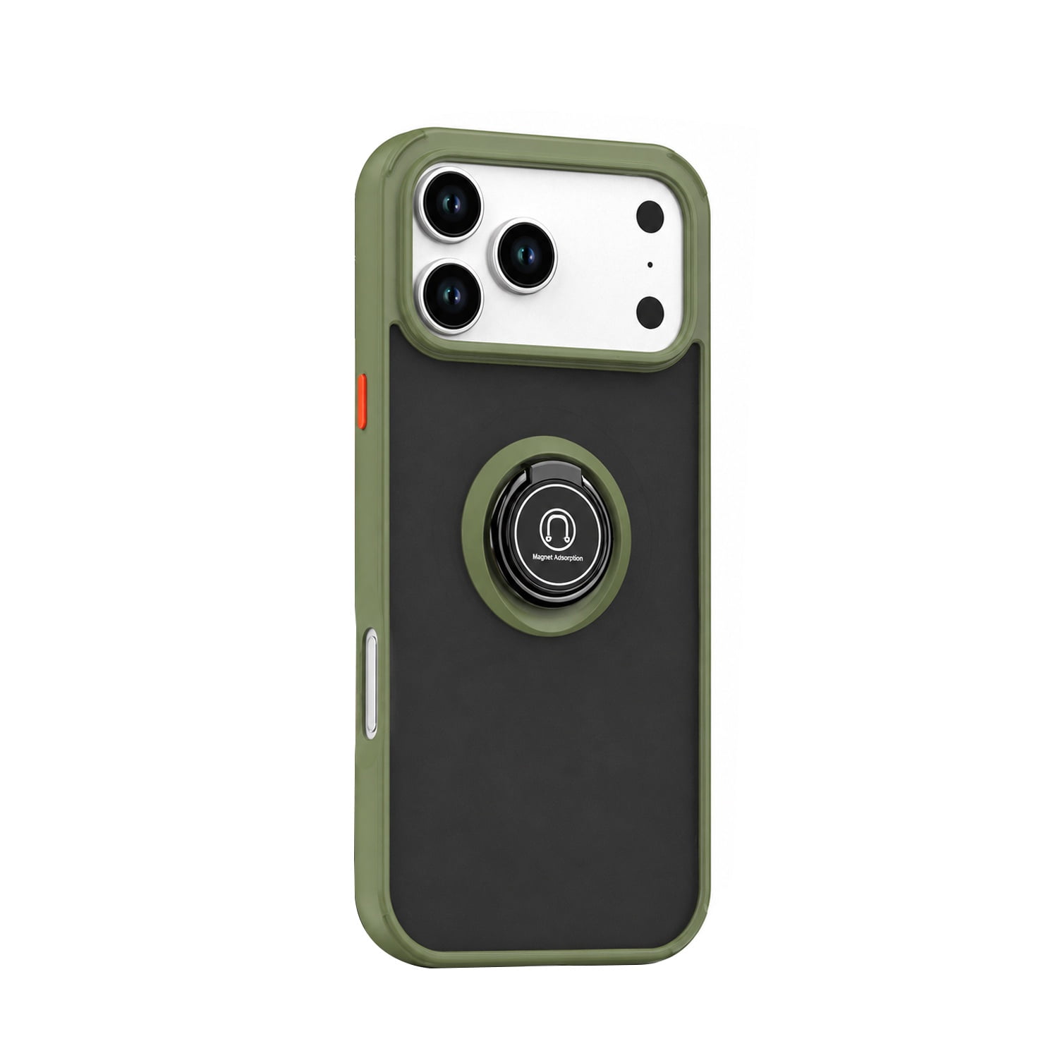 Hard PC Case with Soft TPU Border for iPhone 17 Pro Max -