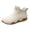 Beige, variant on Womens Boho Espadrille Sandals Wedge Platform Heel Closed Toe Ankle Tie Bow Lace up Casual Summer Shoes