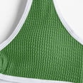 thumbnail image 5 of HUPOM Women'S One-Piece Swimsuits Mid Waist Sheath Bikinis Bikini Holiday Underwire Swimwear Clearance Green size 8, 5 of 7