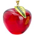 thumbnail image 1 of Glaze Crystal Apple Paperweight Craft Decoration (red), 1 of 5