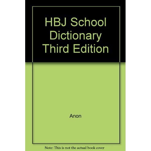Pre-Owned HBJ School Dictionary