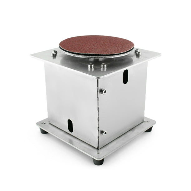 Ponceuse à Table, Mini Ponceuse à Bande électrique Ponçage Polissage Rectifieuse 7 Vitesses Variables Avec 10 Bandes Abrasives For Polir Le Bois Acrylique