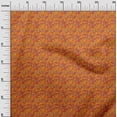 thumbnail image 2 of oneOone Cotton Jersey Orange Fabric Batik Fabric For Sewing Printed Craft Fabric By The Yard 58 Inch Wide, 2 of 4