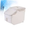 thumbnail image 4 of SKISUNO Airtight Beige Dog Food Storage Container with Reinforced Sealed Buckle Lid, 4 of 7
