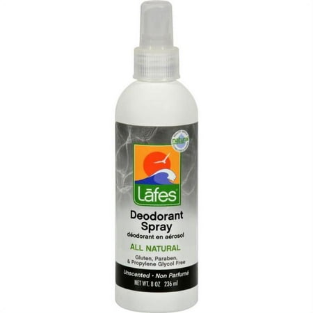 Lafes Natural Body Care HG0420695 8 fl oz Lafes Natural & Organic Deodorant Spray