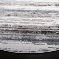 thumbnail image 3 of SAFAVIEH Century Desi Striped Area Rug, Grey/Blue, 6'7" x 6'7" Round, 3 of 7