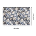 thumbnail image 5 of Area Rugs For Living Room Decor - Black White Flower Paisley Anti Slip Throw Washable Rugs 3x5 For Bedroom, Soft Indoor Carpet For Bedroom Living Room 60x39In, 5 of 5
