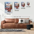 thumbnail image 5 of Santa is Coming Pitbull Merry Christmas Xmas Noel Truck Tree Vertical Matte Canvas Poster Terrier Dog Lover Wall Art Home Decor - 02023, 5 of 5