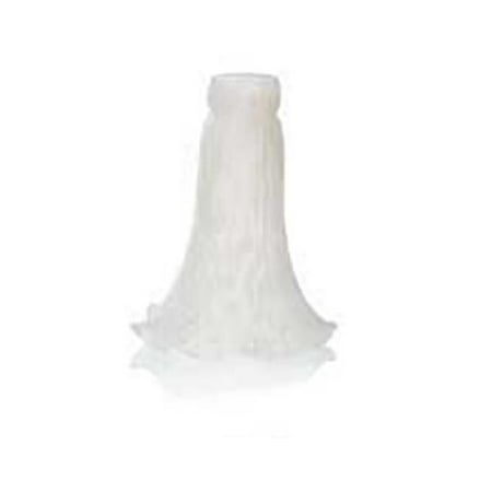 - Upgradelights White Glass Lily Lampshade Replacement