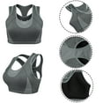 thumbnail image 6 of Women's High Impact Sport Bras Workout Yoga Bras  Back Support Bras Bounce Control Wirefree Mesh Top Racerback Sport Bras, 6 of 8