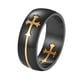 thumbnail image 5 of Anillo de cruz Yinane para hombre anillo religioso para bautismo, 5 of 8