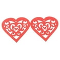 thumbnail image 2 of Vikakiooze Home Decor , 10pcs Valentines Day Decoration Heart-shaped Mask Souvenir Tree Hanging Ornament, 2 of 4