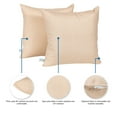thumbnail image 3 of Island Retreat All-Weather Outdoor Throw Pillow - Champagne - Set of 2, 3 of 3