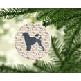 thumbnail image 2 of Portuguese Water Dog Merry Christmas Ceramic Ornament 2.8 in x 2.8 in, 2 of 3