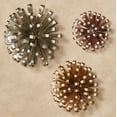 thumbnail image 2 of Metallic Fusion Wall Accents Multi Metallic Set of Three 3, 2 of 5