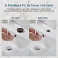 thumbnail image 7 of BlinkLLX 2 Inch Stainless Steel Kitchen Sink Hole Cover Blanking Metal Plug, Oil Rubbed Bronze Drain Stoppers with Washer, 7 of 7