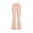 thumbnail image 6 of Susanny Womens Flare Leggings Crossover Yoga Pants High Waisted Tummy Control Workout Plus Size Full Length Casaul Pants Pink M, 6 of 8