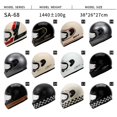 thumbnail image 5 of Casco de motocicleta NITRO de forforUK, casco integral retro para hombre y mujer, casco de locomotora Ha Bluetooth Cruise Ray con certificación 3C, 5 of 5
