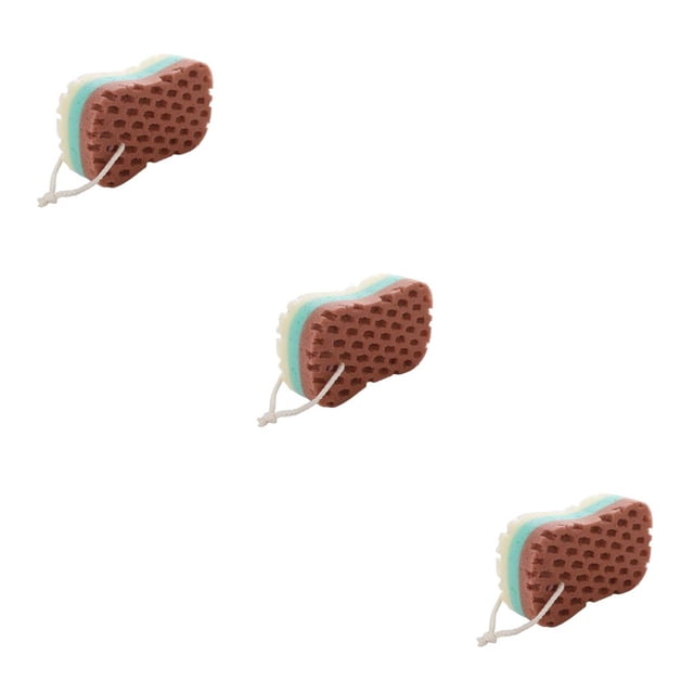 Toystoory Esponja de baño cepillo de frotamiento limpio SPA limpiador de piel muerta removedor depurador niños adultos depuradores de Type1 NO1