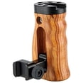 thumbnail image 1 of NICEYRIG NATO Quick Release Wooden Handle, Universal Side Grip with Mounting Holes Cold Shoe - 268, 1 of 5