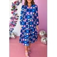 thumbnail image 1 of FOLUNSI Floral Midi Dress: Graceful Elegance, Romantic Flair, 1 of 8