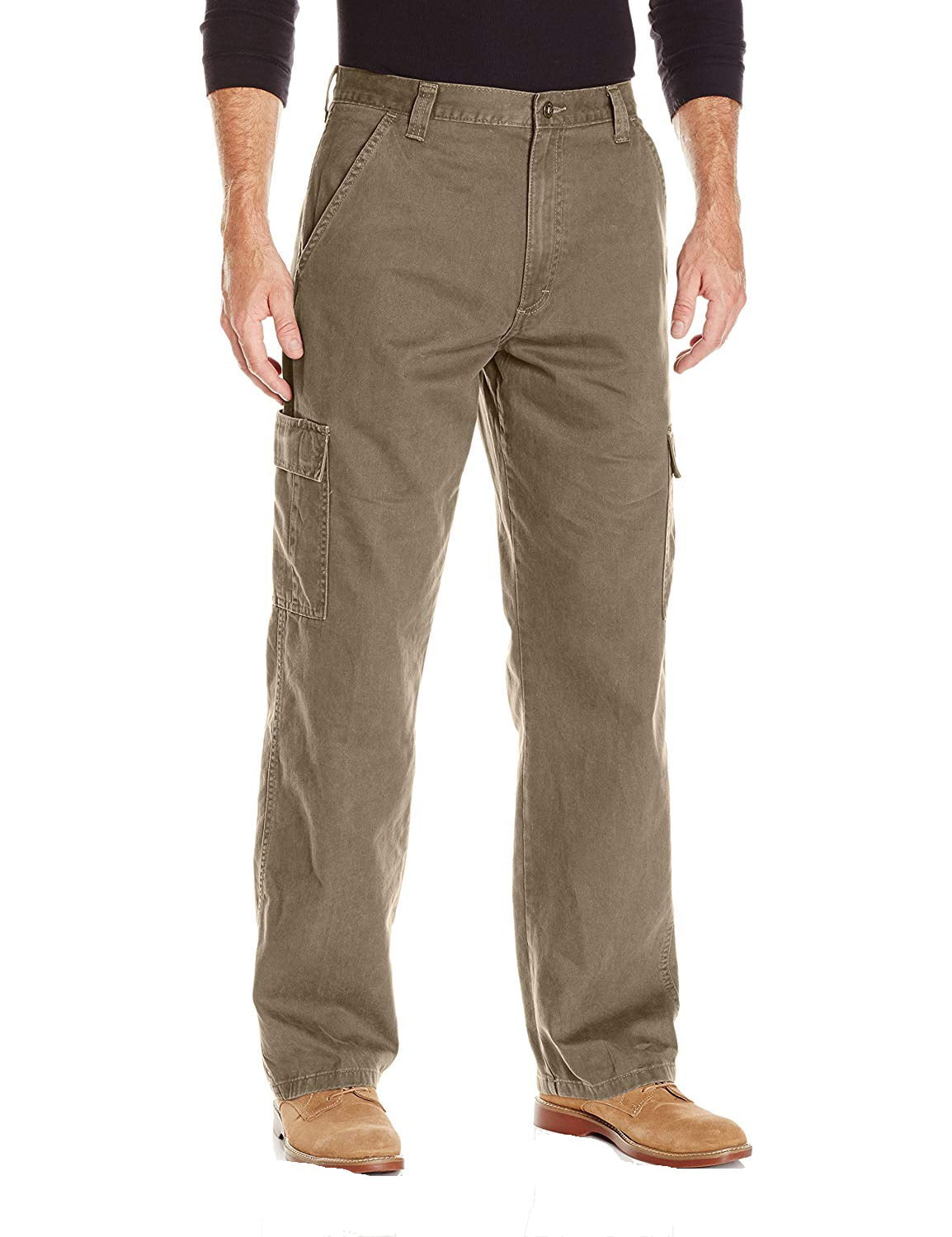 Wrangler Mens 34X30 Classic Twill Relaxed Fit Cargo Pant - Walmart.com ...