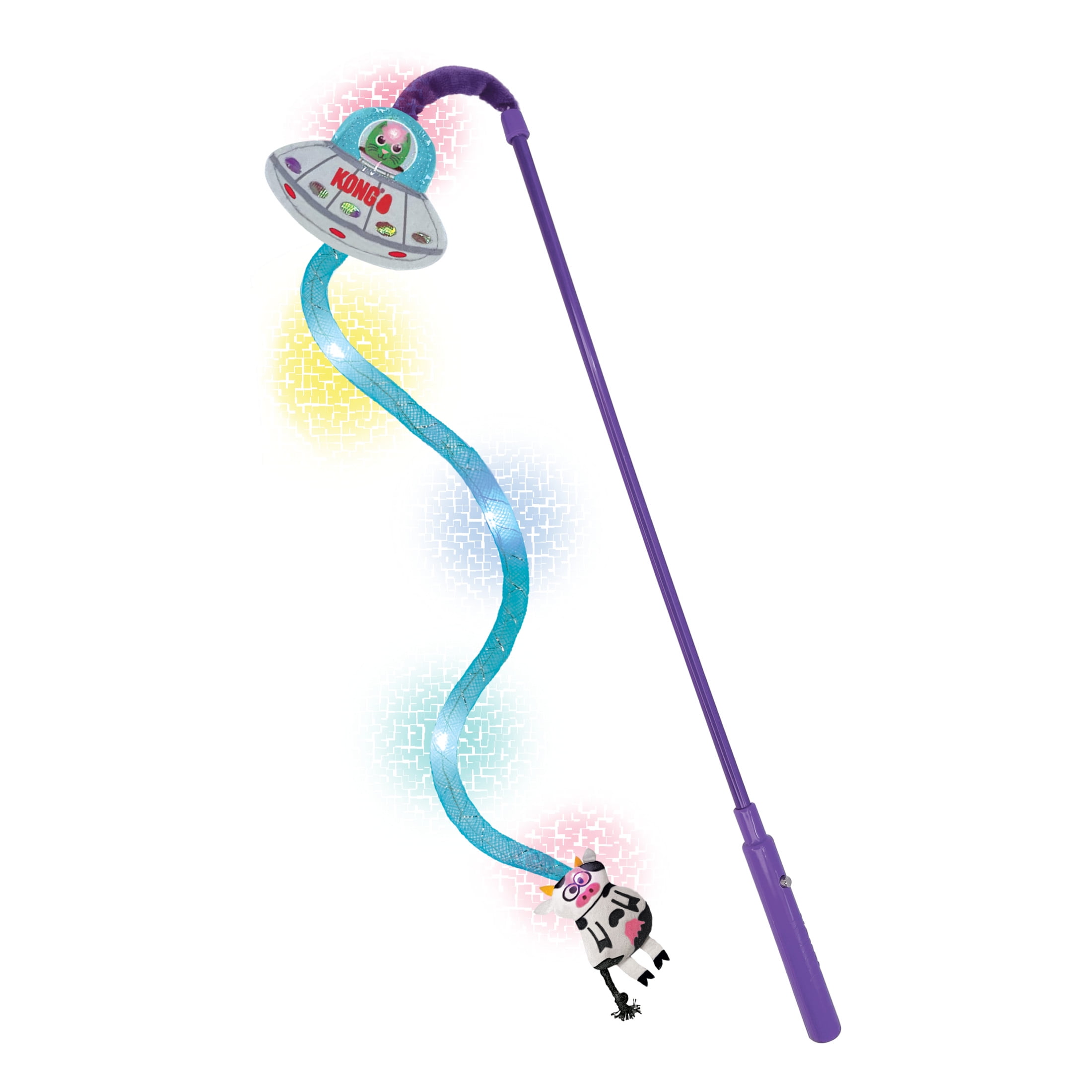 KONG Teaser UFO Dangling Light-up Cat Teaser