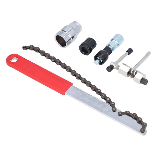 Kit de herramientas de reparación de bicicletas,Kit de herramientas de reparación de bicicletas Extractor de cadena de bicicleta Herramienta de mantenimiento de bicicletas diseñada a medida