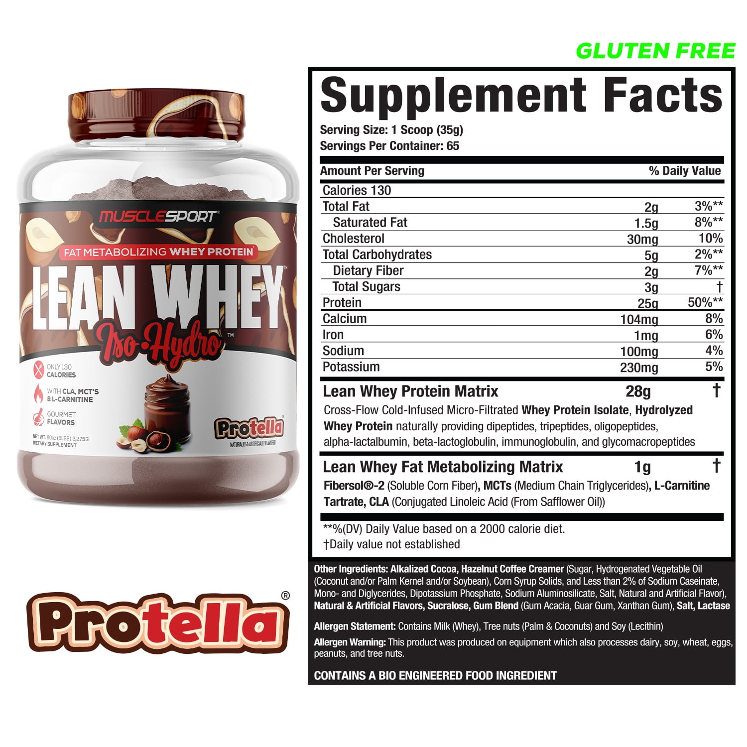 Lean Whey® Iso Hydro Gourmet Protein - 5lb