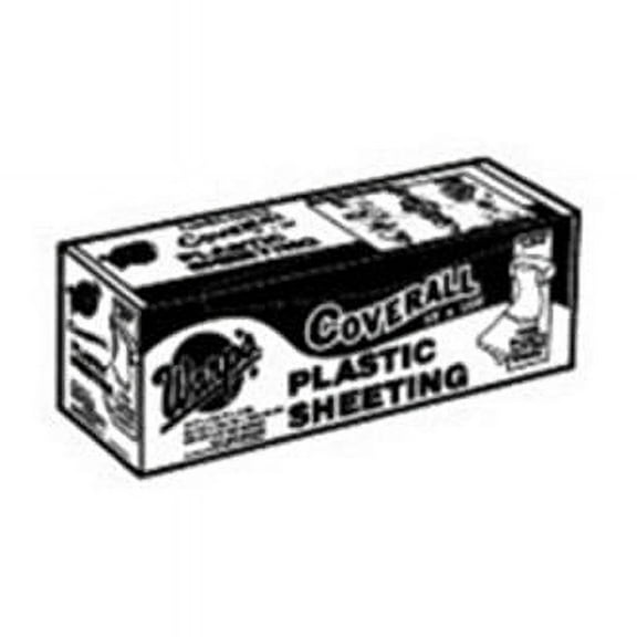 Poly-Cover® Plastic Sheeting, 6 mil, 8 ft W x 100 ft L, Clear