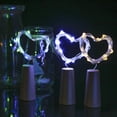 thumbnail image 2 of 4,5 V 1,2 W 2 metros 20 LED alambre de cobre cadena de hadas luz blanca botella plegable plegable, 2 of 8