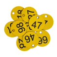 thumbnail image 2 of Etiquetas numeradas de plástico 100 piezas perfecl, 2 of 5