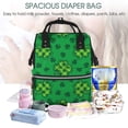 thumbnail image 5 of Daiia St Patrick's Day5 Large Capacity Baby Bag Waterproof Stylish Diaper Bag Mummy Backpack Adjustable Straps Diaper BagBaby Essentials Bag, 5 of 6