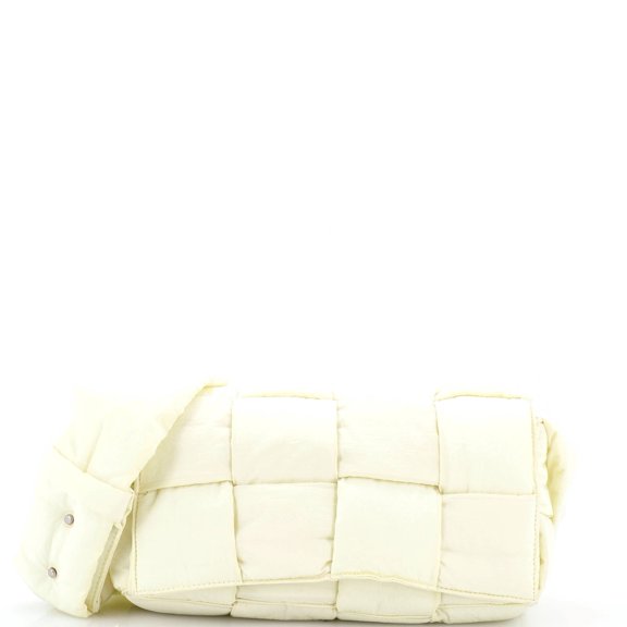 Pre-Owned Padded Tech Cassette Crossbody Bag Intrecciato Nylon By Rebag