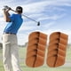 thumbnail image 2 of Juego de fundas protectoras para cabezas de hierro de golf de PU para golfistas que practican deportes al aire libre. Marrón Pequeño, 2 of 9