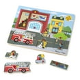 thumbnail image 4 of Melissa & Doug Around the Fire Station Sound Puzzle - Wooden Peg Puzzle (8 pcs), 4 of 9