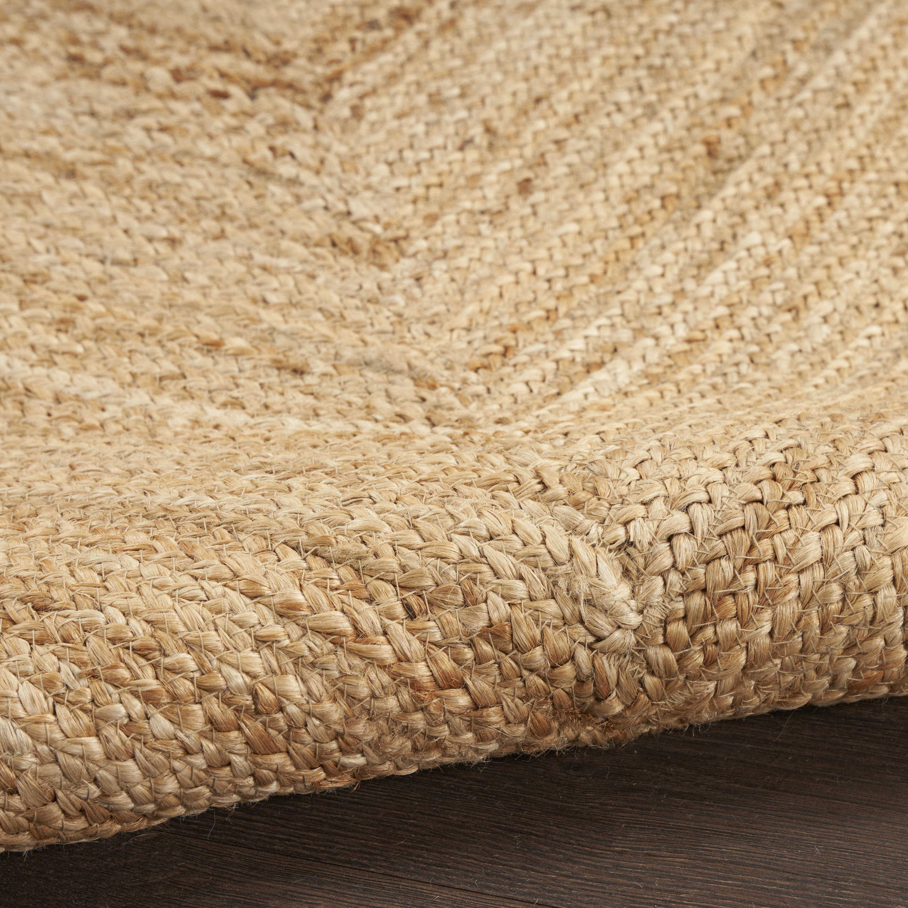 Nourison Natural Jute Coastal, Nautical & Beach Natural 8' x 10' Area Rug (8x10)