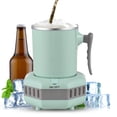 thumbnail image 2 of Mistaha Gobelet Refroidisseur et Réchauffeur de Boissons Portable avec Poignée - Gobelet en Aluminium 420 ml, Refroidissement et Réchauffement Rapides, Fonctionnement en un Clic, Écoénergétique - Idéal pour le Bureau, les Voyages et l'Extérieur, 2 of 7