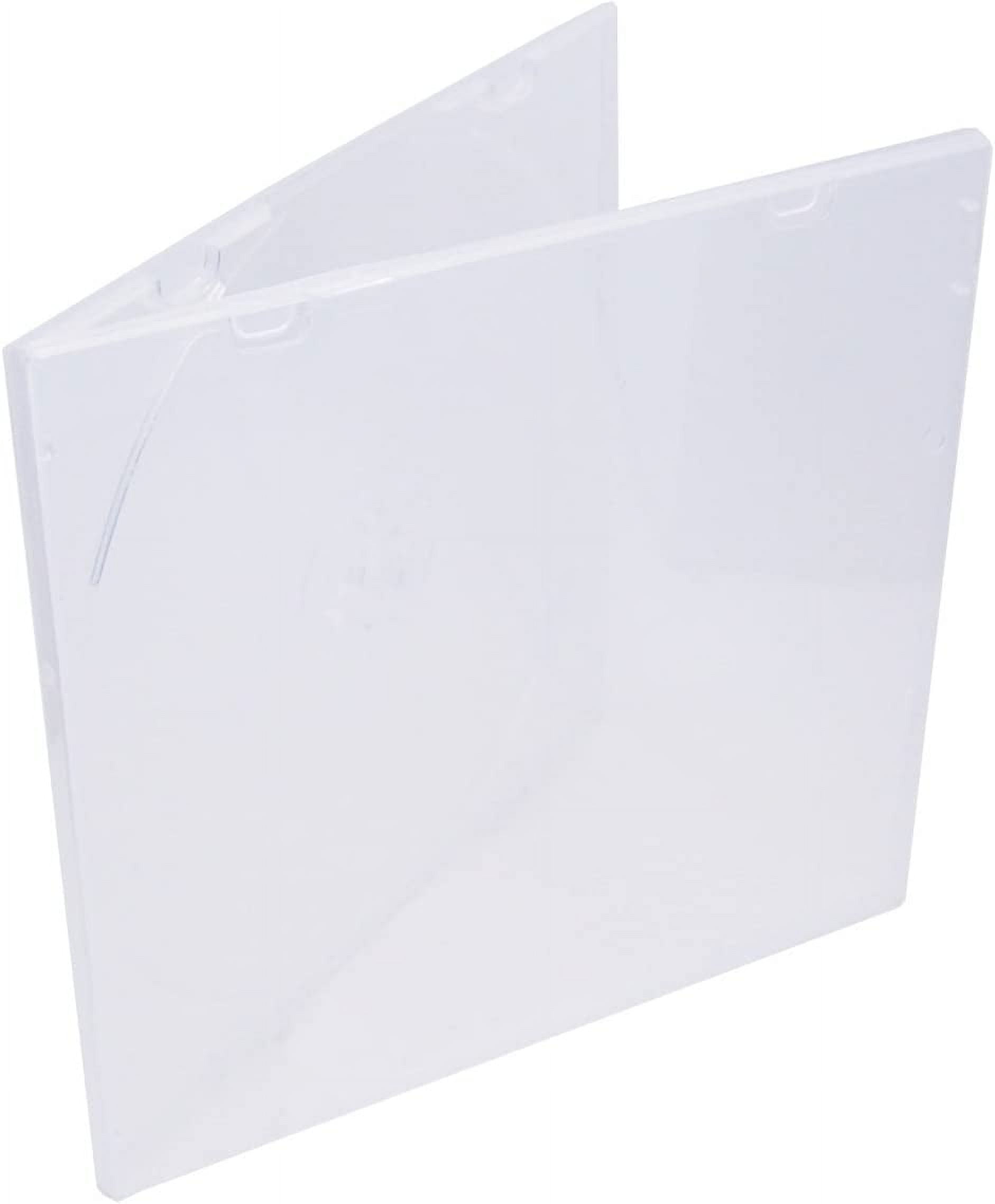 Maxtek 5.2mm Durable CD Case, Slim Single Clear PP Poly Plastic Cases, 50 pack.