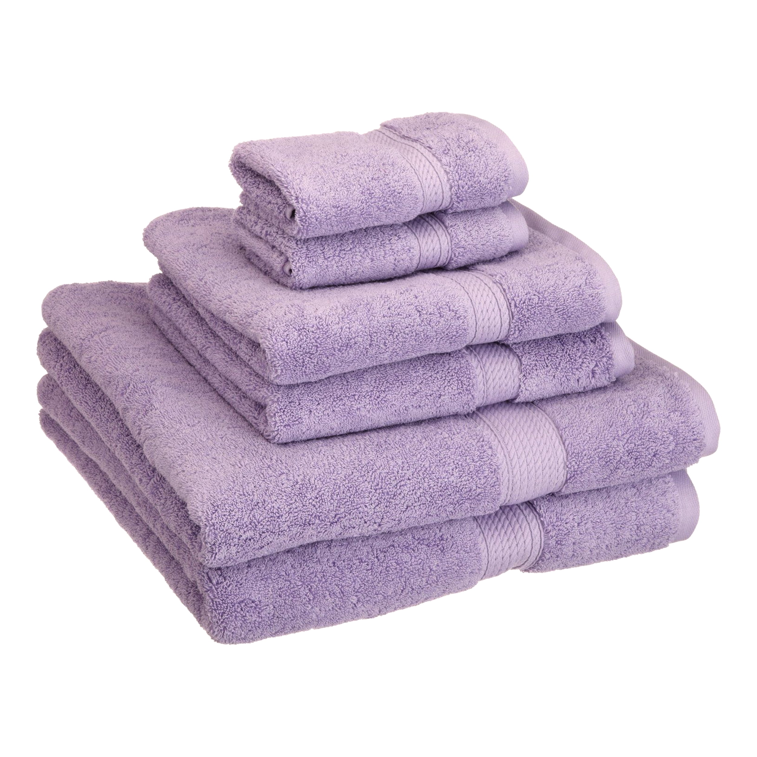 dark purple bath towel sets