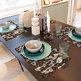 thumbnail image 6 of Placemats Set Of 4 / 6, Artsy Cute Painted Cats Placemats For Dining Table Indoor/Outdoors Heat Resistant Washable Placemats 18" X 12", 6 of 8