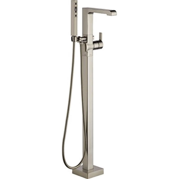 Delta Ara Floor Mount Tub Filler Trim, Stainless