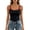 Z759 Black, variant on Likimi Tank Tops For Women Summer Square Neck Sleeveless Solid Color Slim Fit Blouse Comfort Casual T Shirts Black Size One Size