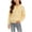 Yellow, variant on Girls Knit Sweaters, Warm School Long Sleeve Peter Pan Collar Fall Winter Pullover Tops Yellow Size 9-10 T